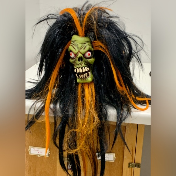 Y2K Vintage Adult One Size Rubber Shrunken Head Mask - Picture 4 of 16